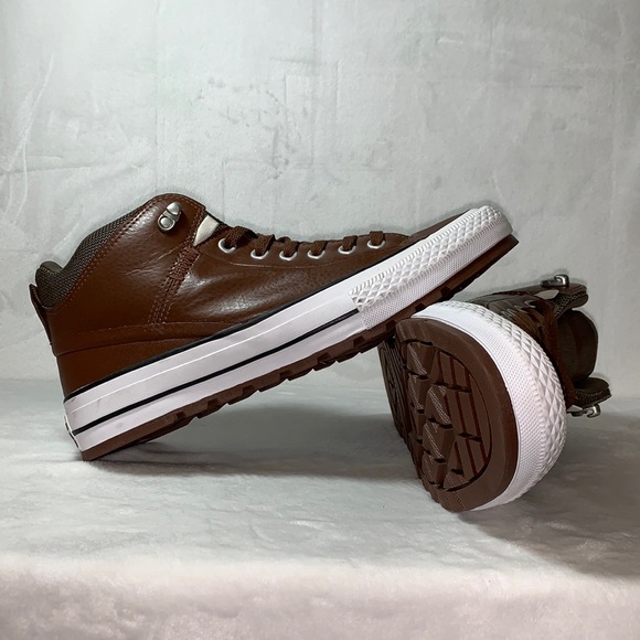 Converse Shoes Converse Ctas Street Boot Mid Cognac Brown Vegan